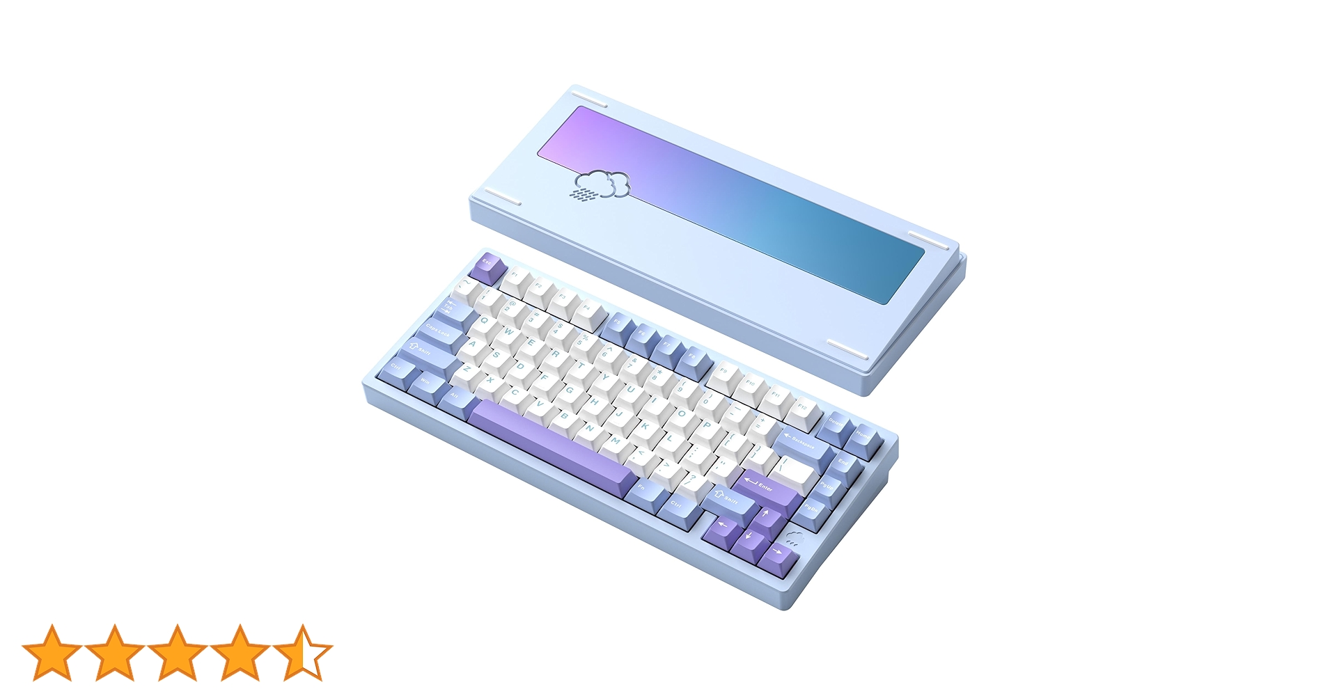 WOB Rainy75 Pro ミッドナイト ブラック 新品 Amazon | 【WOBKEY Rainy 75キーボード】雨音のような打鍵音